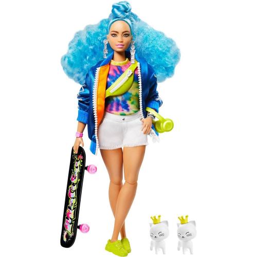 Кукла с голубыми волосами Barbie Экстра Mattel GRN30 фото 2