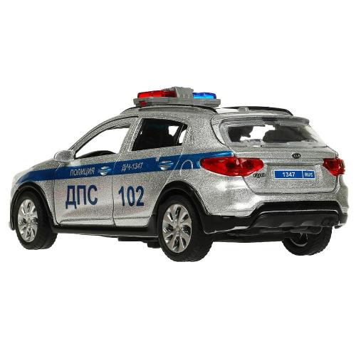 Металлическая машинка Kia Rio X Полиция Технопарк XLINE-12SLPOL-SR фото 4