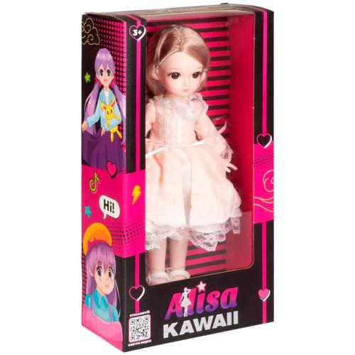 Кукла шарнирная Alisa Kawaii блондинка с длинными волосами 30 см 1TOY Т24343 фото 2
