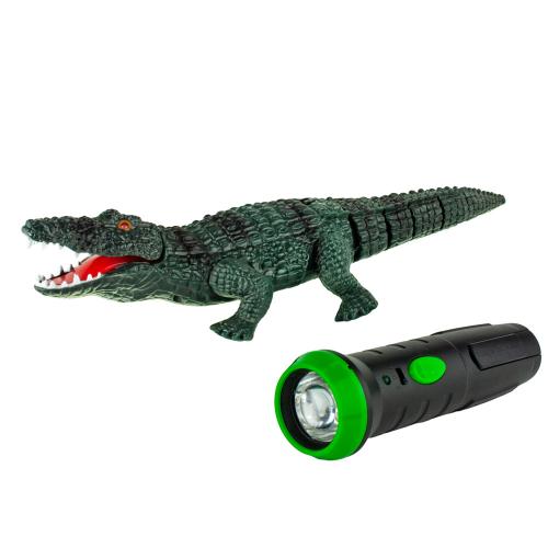 Игрушка на радиоуправлении Робо Крокодил 1Toy Т16445