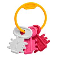 Погремушка Ключи на кольце розовые Chicco 632161