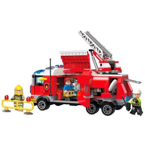 Конструктор Пожарная машина 366 деталей Qman 1754064/2807 фото 2