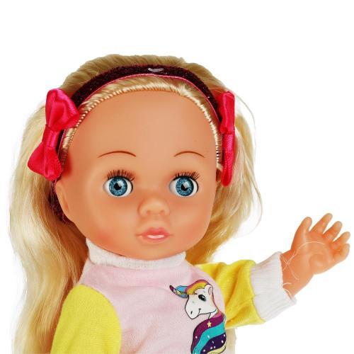 Интерактивная кукла Катюша 25 см Карапуз Y25D-ALISA-UNICORN-22-RU фото 3