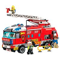 Конструктор Пожарная машина 366 деталей Qman 1754064/2807