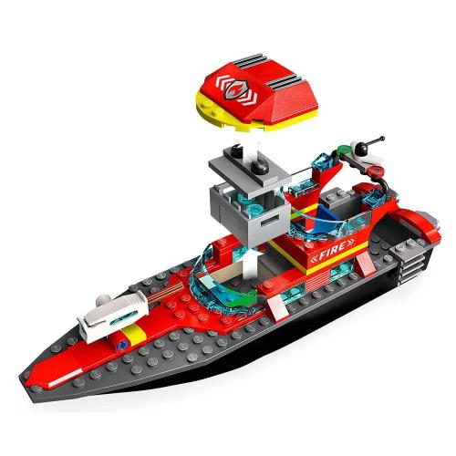 Конструктор Lego City 60373 Пожарная спасательная лодка фото 3